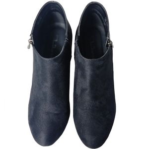 CL By Laundry valor ankle booties size 10 black wedge side zip closure